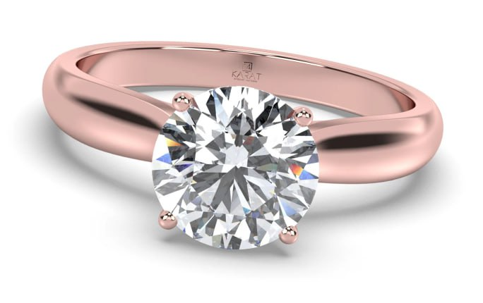 Як вибрати ідеальну каблучку за заручини 2 color ring red