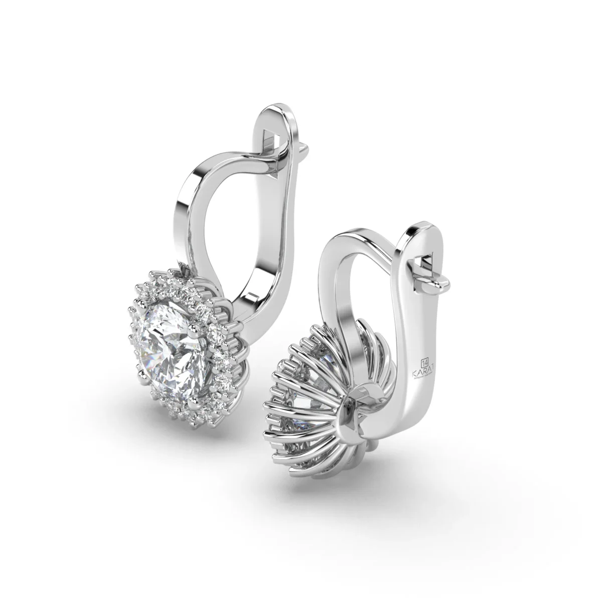 earrings halo .16700 result