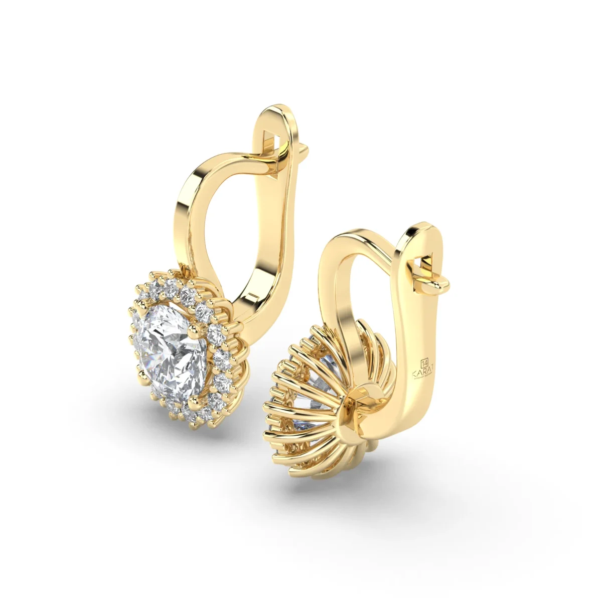 earrings halo .16702 result
