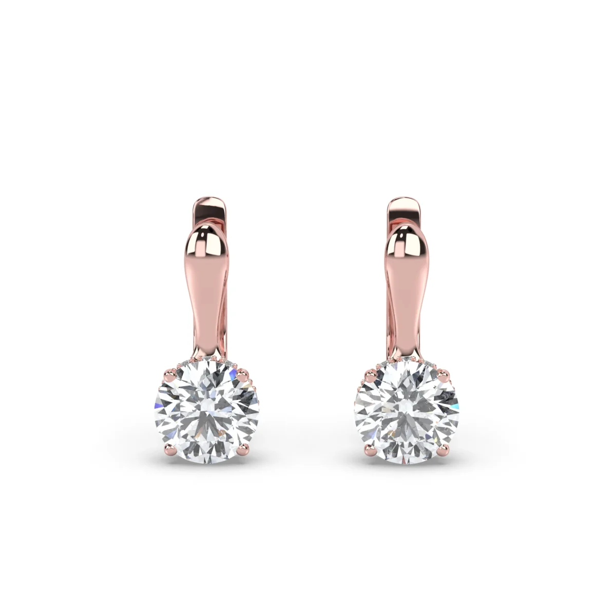 earrings hidden halo 7.5 mm.17325 result
