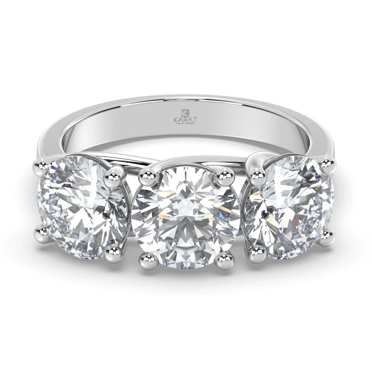 ring 3 stone round 15 ct.432 result 1