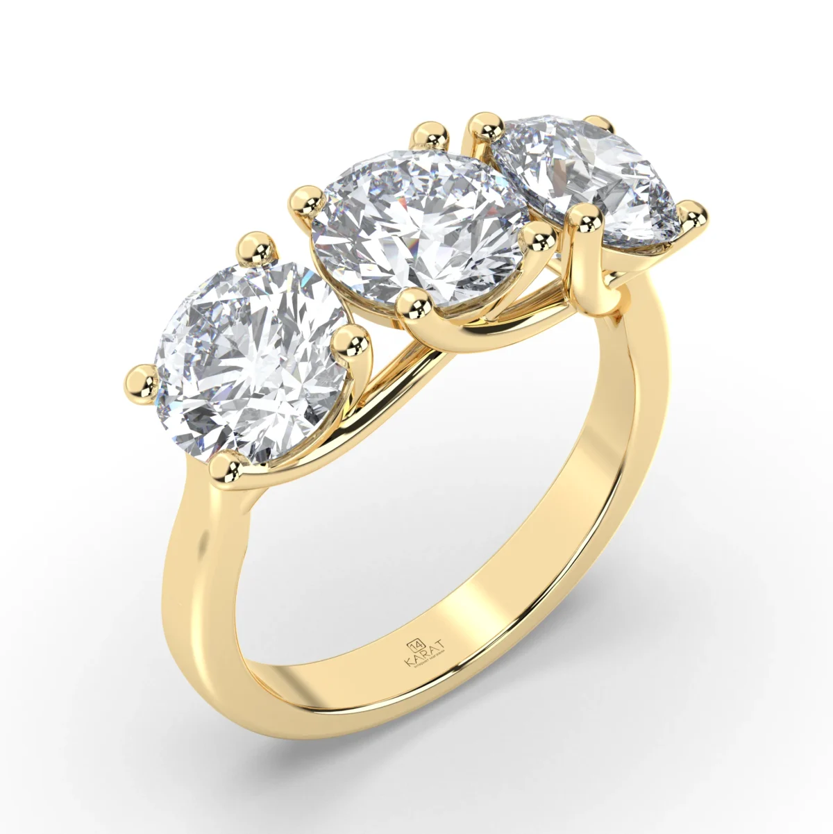 ring 3 stone round 15 ct.433 result