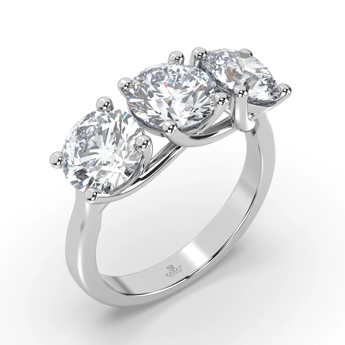 ring 3 stone round 15 ct.435 result