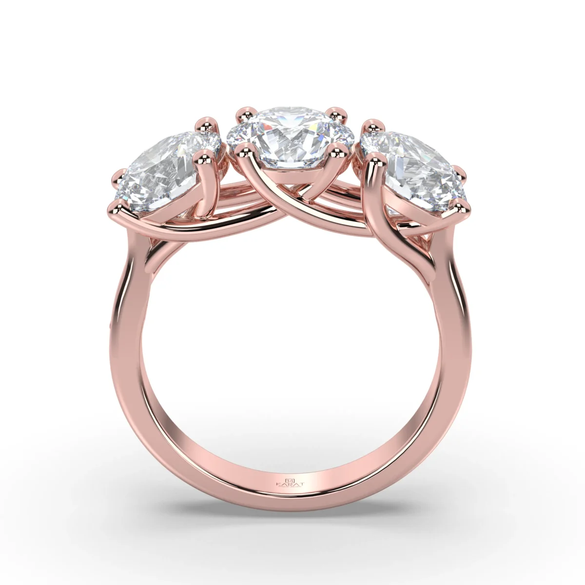 ring 3 stone round 15 ct.438 result