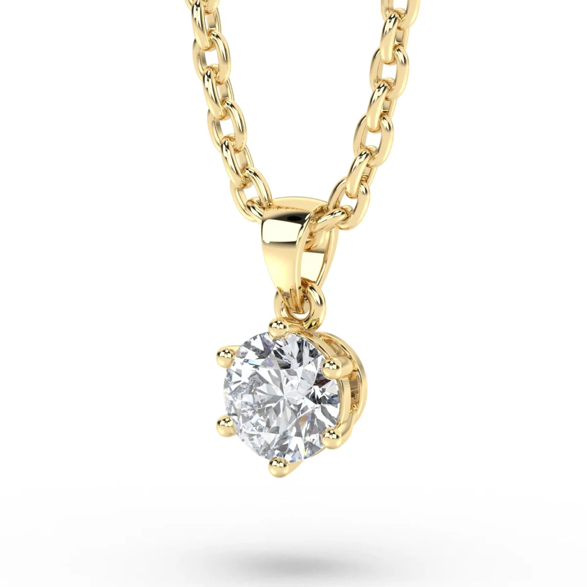 round 1 ct 6 prongs.17801 new