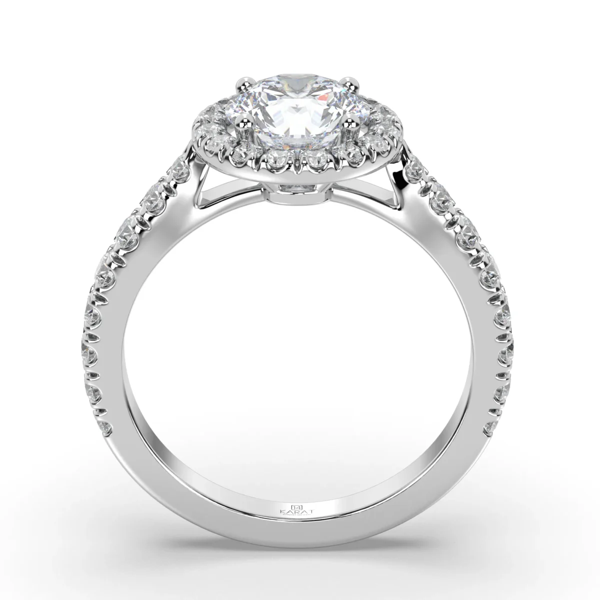 round halo side stone.19376 result
