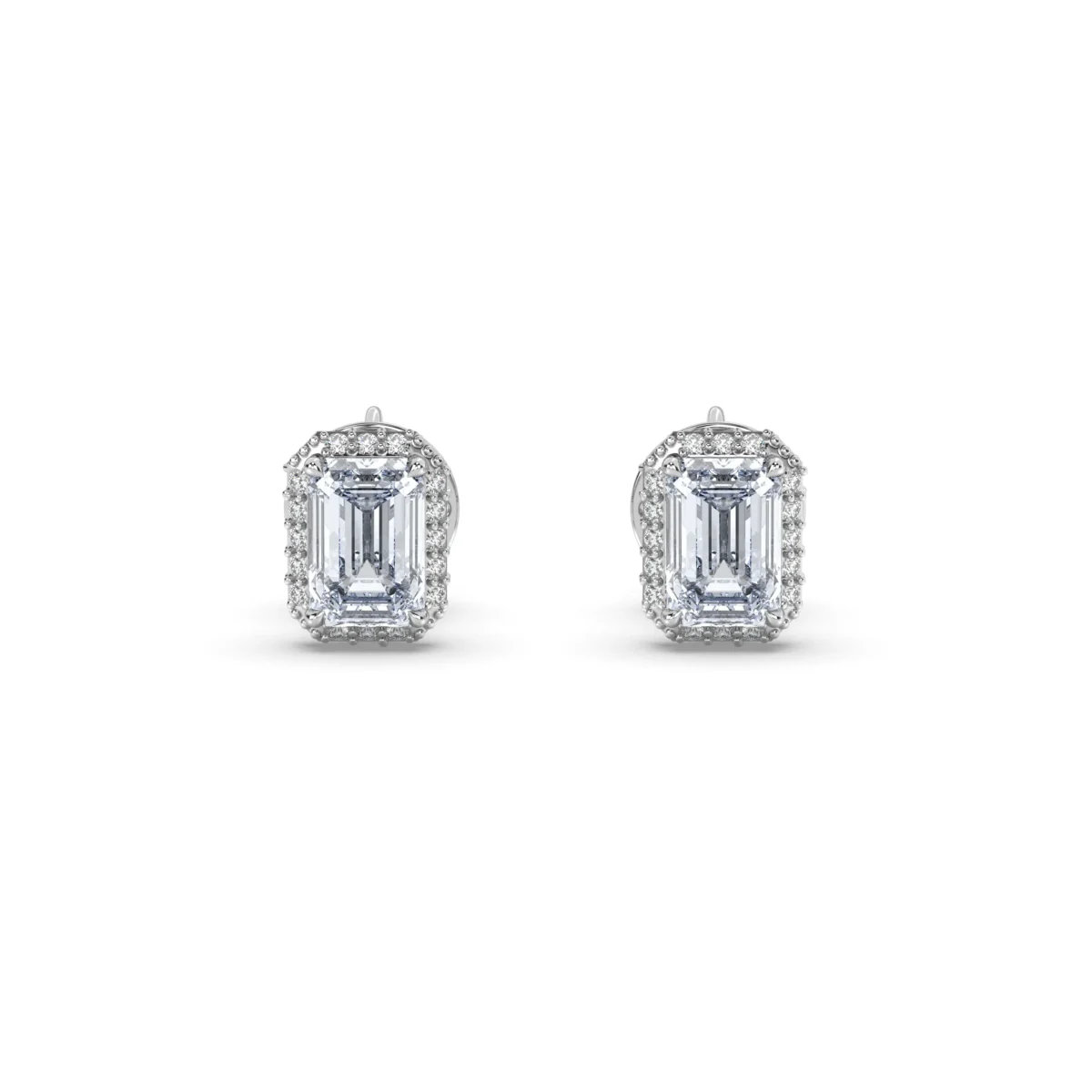 studs emerald d halo 1 ct.17739 result