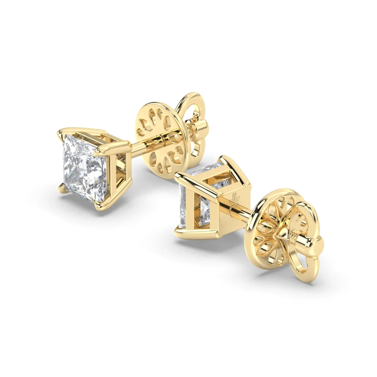 studs princess 1 ct 4 prongs.17625 result